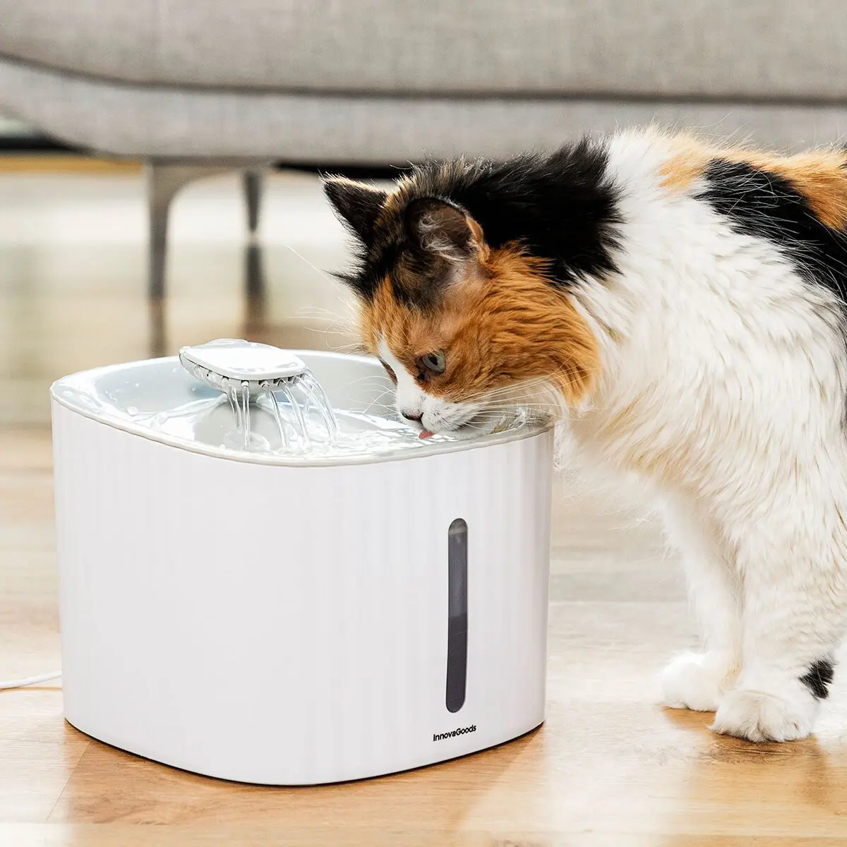 Rechargeable Cat Water Fountain with Sensor Refopet InnovaGoods