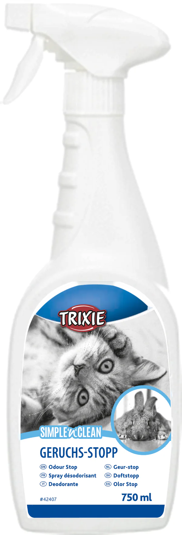 ComfyCat Simple’n’Clean Deodorising Spray 750ml (the “spray”)